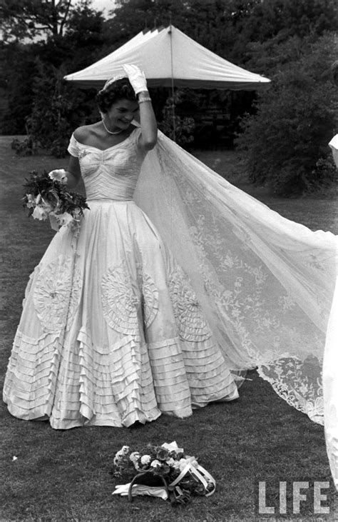 jacqueline kennedy onassis wedding dress.